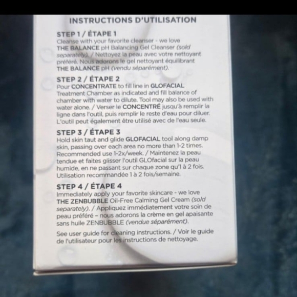 Beautybio GLOfacial Hydro-Infusion Pore Cleansing + Blue LED Clarifying Tool NIB - Picture 6 of 7